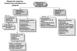 Как разделяется имущество между супругами?