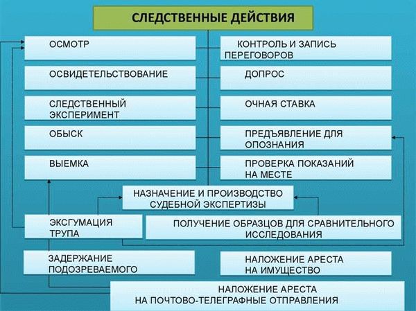 Последующие следственные действия