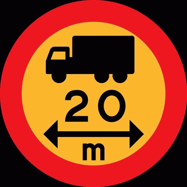Исключения для знака, запрещающего движение грузовым автомобилям
